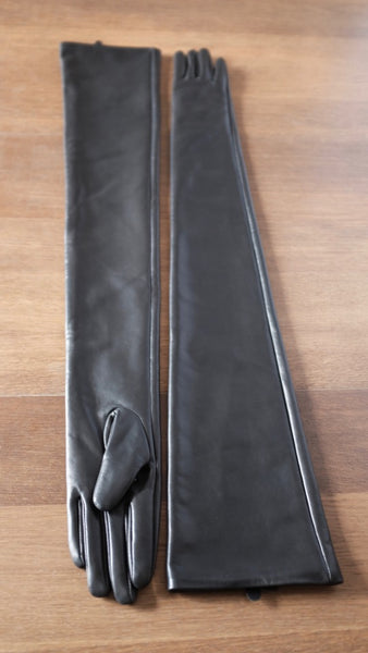 Extra Long Leather Opera Gloves