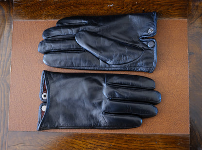 Slim Fit Leather Driving Gloves