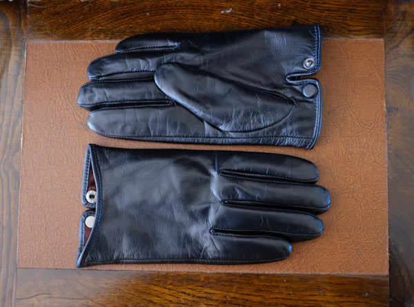 Slim Fit Leather Driving Gloves