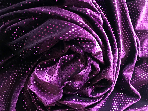 Dazzling Dark Purple Velvet Long Opera Gloves Ballroom Dancing